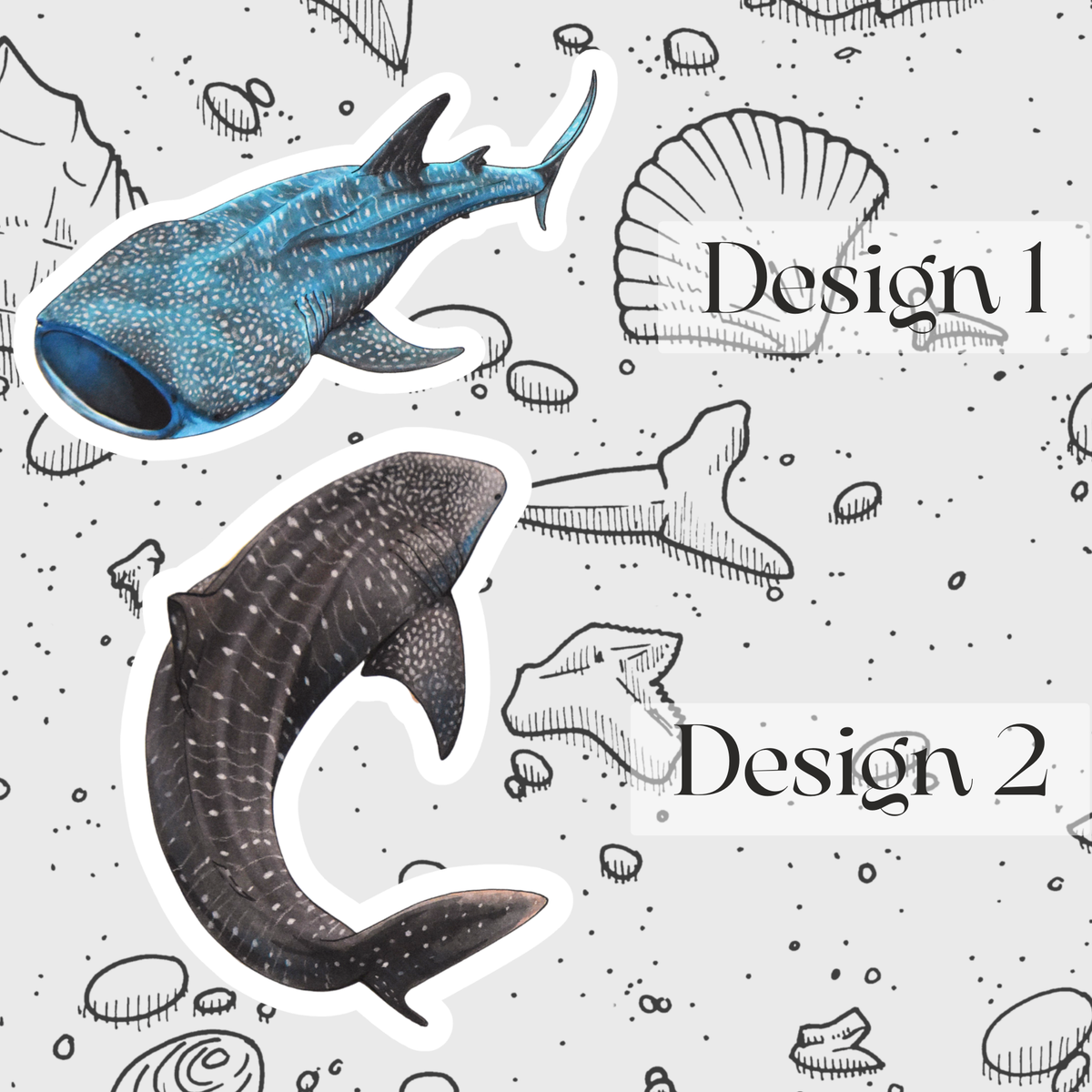 Whale Shark Stickers