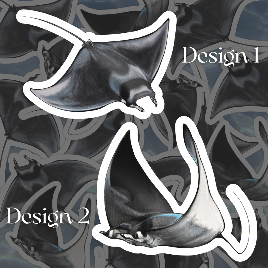 Spinetail Devil Ray Stickers
