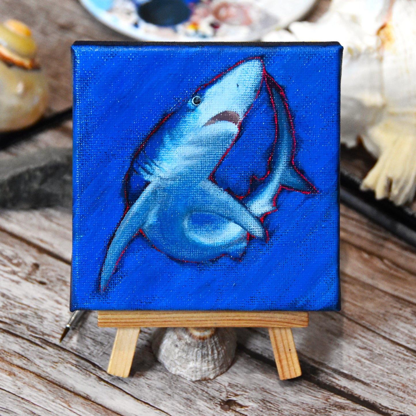 "Blue Shark II" Original Painting