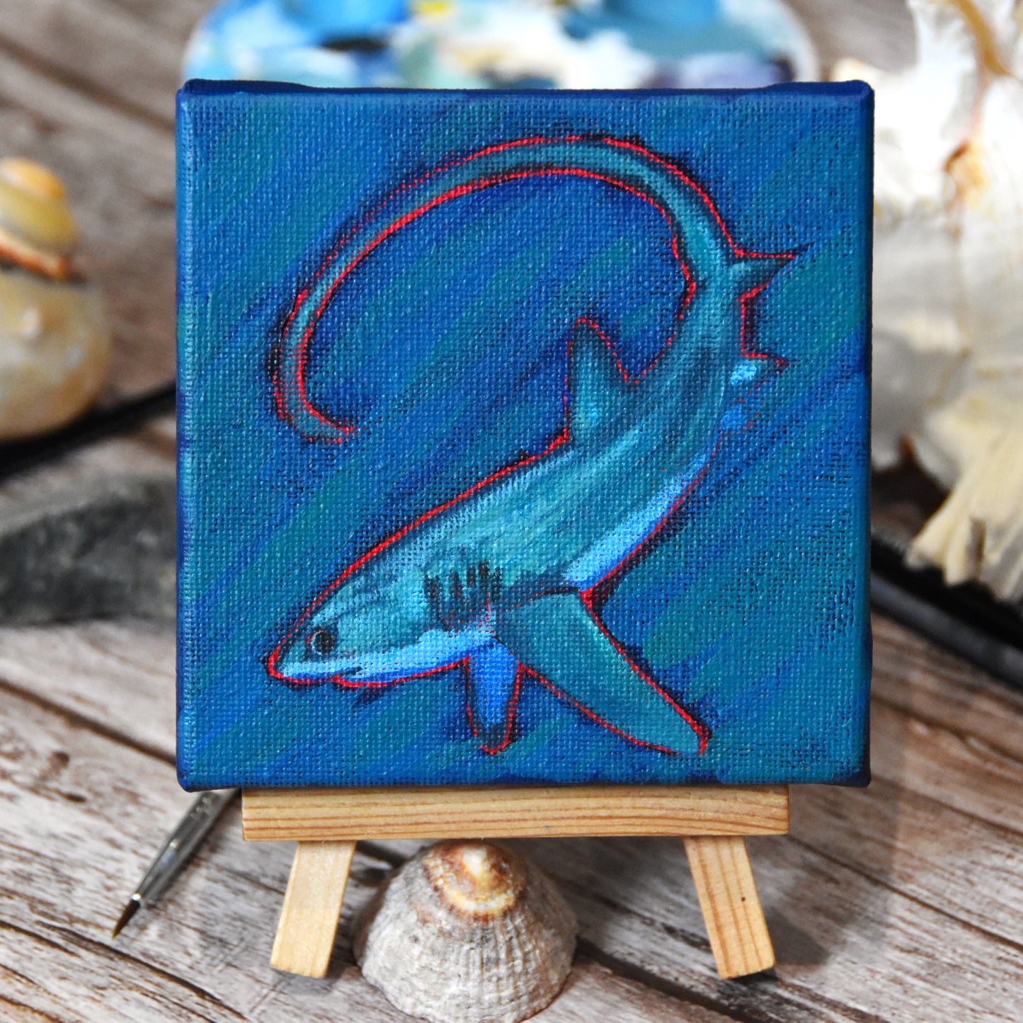"Pelagic Thresher Shark II" Original Painting