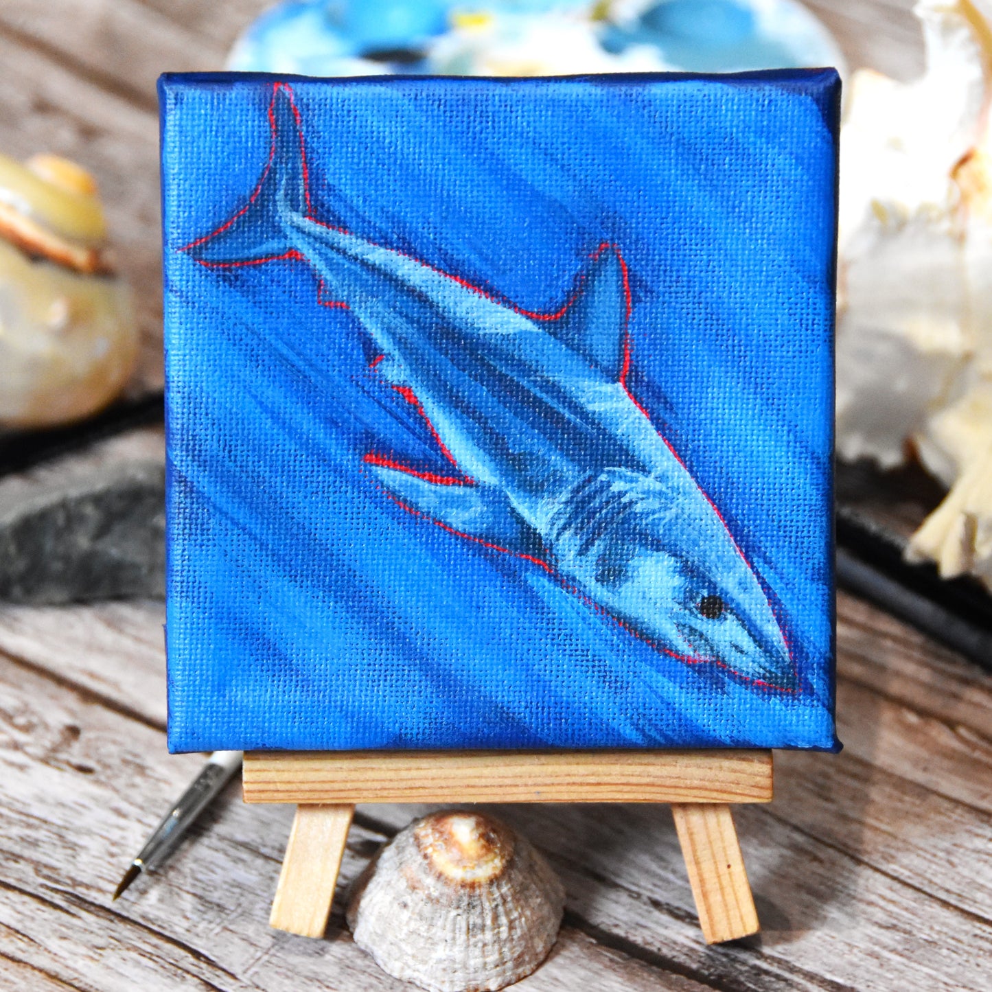 "Shortfin Mako Shark II" Original Painting