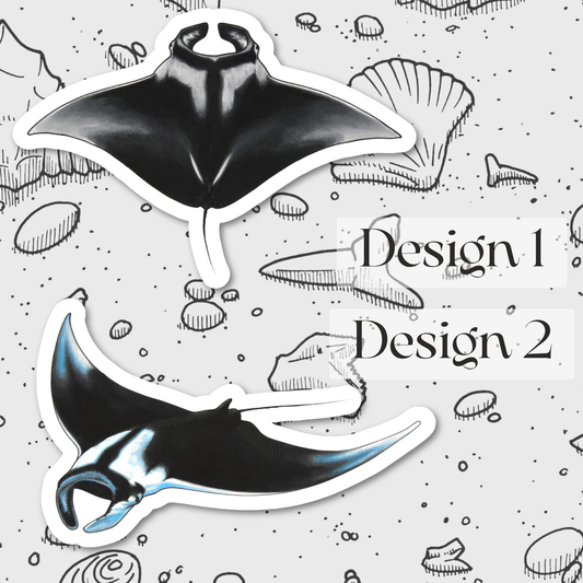 Manta Ray Stickers