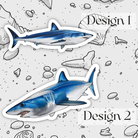 Shortfin Mako Shark Stickers